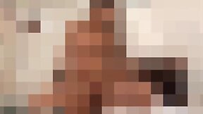 Interracial Bisexual Threesome: Ebony Trans Babe`s Tight Ass Pounded Hard!