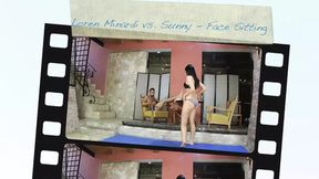 Loren Minardi vs  Sunny &mdash;  face sitting
