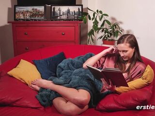 Ersties - Stacie Enjoys Intense Orgasms In Intimate Moment On Her Sofa - Ep 1 of 2