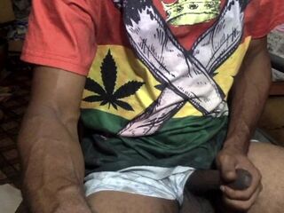 enjoyment boi plays with penis and shows booty an toy