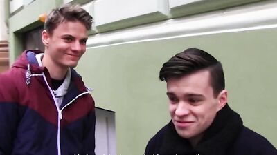 Czech twinks picked up on the street to fuck after blowjobs