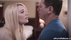 Stepdaughter begs stepdad to knock her up!