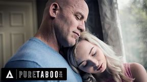 Obedient Petite Virgin Lexi Lore Receives Very Special Hug From Stepdaddy Derrick Pierce