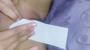 Desi house wifes pussy hair cutting husband shave to wife clean shave the hair