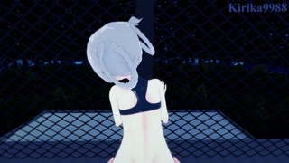 Nazuna Nanakusa and I have intense sex on a rooftop at night. - Call of the Night POV Hentai