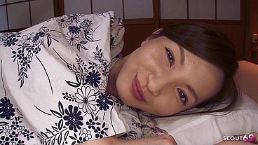 Small Tits Slim Japanese Mature Step-Mom up and give POV Creampie Fuck in Uncensored Japan Porn