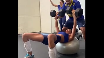 Treino da Carol Gataz (A Gostosa do V&ocirc_lei)