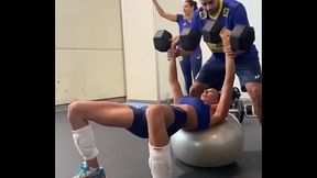 Treino da Carol Gataz (A Gostosa do V&ocirc_lei)