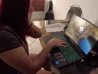 As in a short time as I get home I begin watching porn 'cuz I'm so lewd.