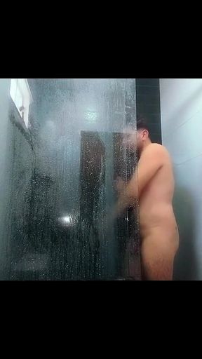 After Getting a Load in My Ass, I Went to Take a Shower to Relieve Myself.