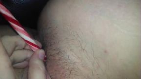 Candy Cane Masturbation.