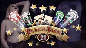 First bet in Online BlackJack! Happy winner with orgasm or Pathetic loser with denial? WMV