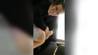 Blonde bombshell Lena Kelly takes it in the ass from Brazil in a wild public threesome