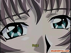 Roped hentai gets ass injection and ass hard fucking