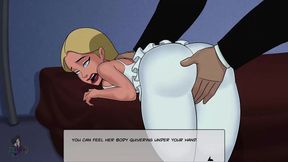 Batgirl Fingers Royal Princess in DC Comics Hentai Adventure