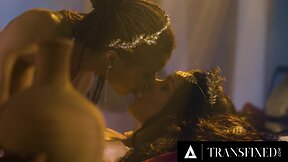 Transfixed interracial bubble booty goddesses eva maxim and kira noir have rough