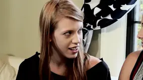 Sexy lesbians Martinez and Pepper in hot homemade action