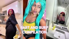 Weekly Fart and Burp Compilation Plane Restaurant Home Eating Moments
