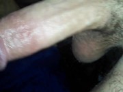 Slapping Around My Fat Wet Cock