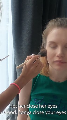Fucked and Cum on My Face While I Was Doing Milka Makeup. New with Title