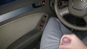 Horny Guy, Stopping by the Road, Jerk off in Car! - Soloxman