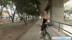 ”Big Boobed solo teen riding”