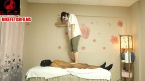 MASSAGE PARLOR COCK TRAMPLING FEET