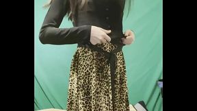 Classy Trans Lilia is actually secretly a horny slut!