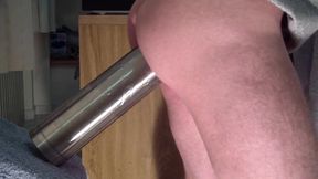 Hard Anal Workout with a Big Dildo - Gay Amateur Video