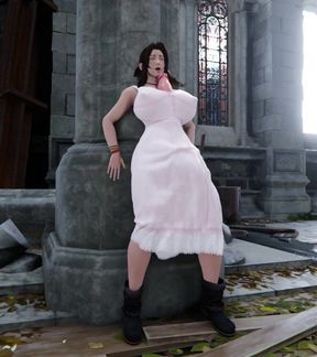 Aerith Growing 1 (futa Shemale)