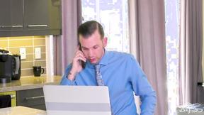 ”Transgender fuck after a hard workday”