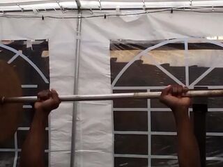 Hitting the weights! (Fetish)