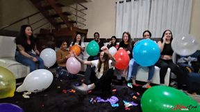 9 BEAUTIFUL GIRLS HAVING A BALLOON PARTY - New GIRL SASHA - CLIP 4 - NEW KC JUNE 2025