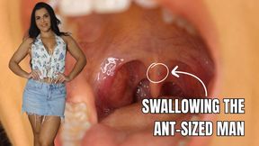 Swallowing the ant-sized man - OnlyVanessa (custom clip)