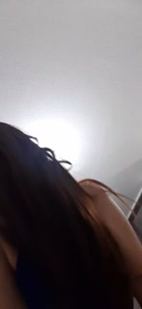 I visit my boyfriend and ride his cock until he cums inside