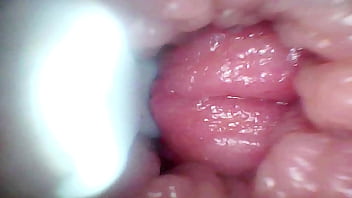 Endoscope camera records my wife&#039_s G spot. Educational video