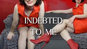 Indebted To Me [Findom Leather Debt Fantasy]
