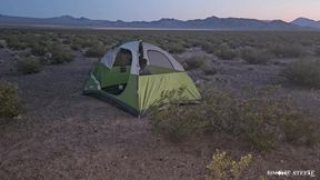 Desert Camping Squirt Session