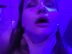 Big-Titted Amateur Teen Gives a POV Blowjob in a Nightclub T