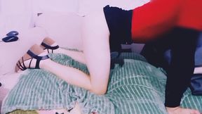 mariquita cachonda - ella fantasea con un sugar daddy que la coja por el culito - sissy disfruta duro por su ano - le encanta el pene en el culo - jovencita ladyboy masturbacion - ruby queen