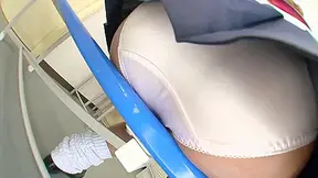 Asian cheerleader wants some nasty group fun with her boys