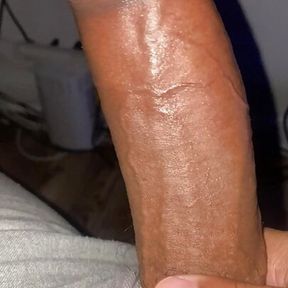 Unstoppable moans while edging with accidental ruined premature cumshot