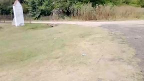 Unaware of the unexpected visitor, the hidden nudist camp in MORENO