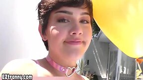 Great half asiatic ladyboy goddess pornstar butt drilled