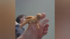 Giantess Crushing Clay Tinies