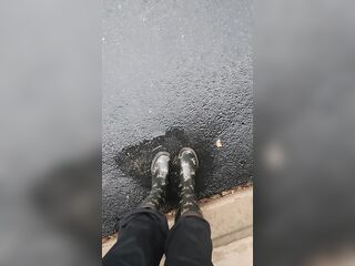 Rainy Day Play in Boots