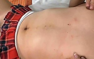 Tiny ladyboy solo tugs