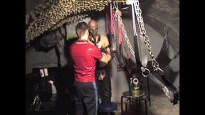 Fist session in sling by scally lad