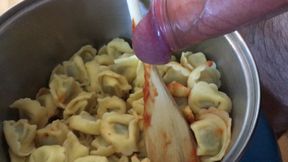 Dick in tomato sauce