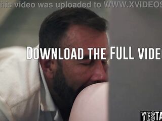 Large butt curvy mother I'd like to fuck gets surprised and pounded by husbands stepbro